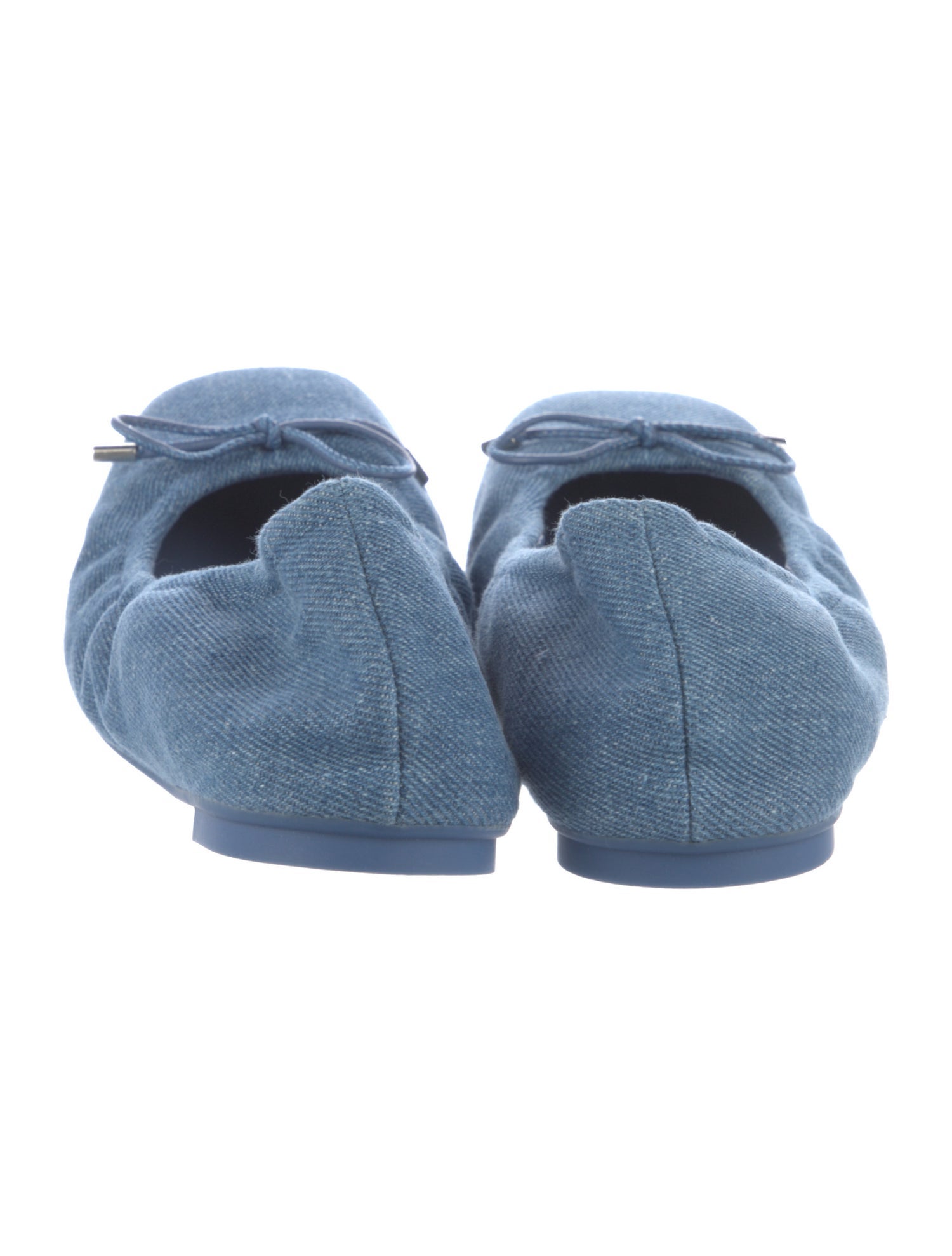 Stuart Weitzman Denim Ballet Flats